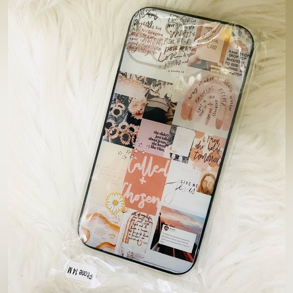 iPhone 14 Plus Christian / Motivational Aesthetic Collage Case - Picture 5 of 7